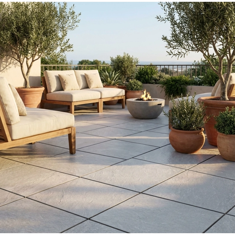 Dalle extérieur Prodige 2.0 Blanc R11 6060 cm