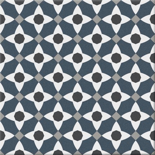 Carrelage sol effet carreaux de ciment Classico manila cold 20x20 cm