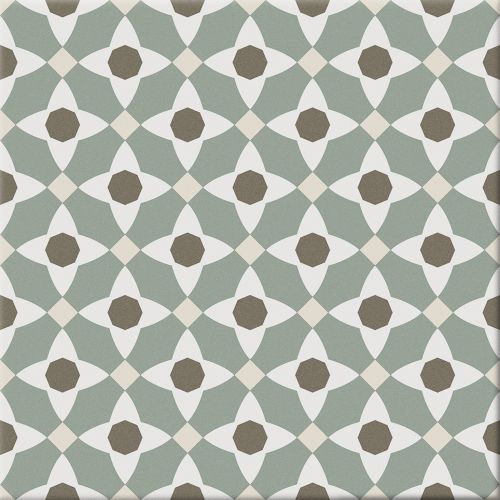 Carrelage sol effet carreaux de ciment Classico manila warm 20x20 cm