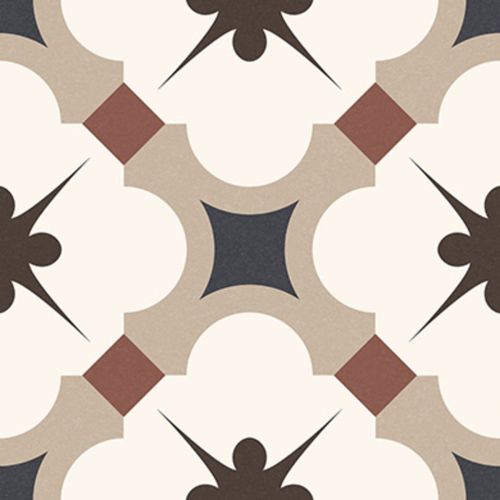 Carrelage sol effet carreaux de ciment Taco Vintage grace beige 16,5x16,5 cm