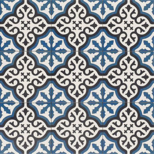 Carrelage sol effet carreaux de ciment Richelieu london 2020 cm