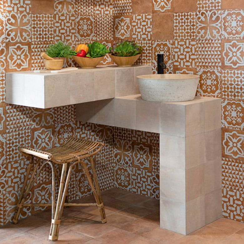 Carrelage sol Talamanca naturel 20x20 cm