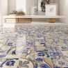 Carrelage sol effet carreaux de ciment Verone décor quintesence 20x20 cm