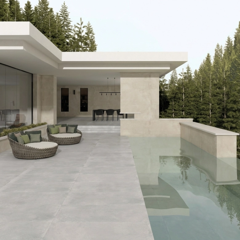 Dalle extérieur Séoul 2.0 gris R11 60x60 cm