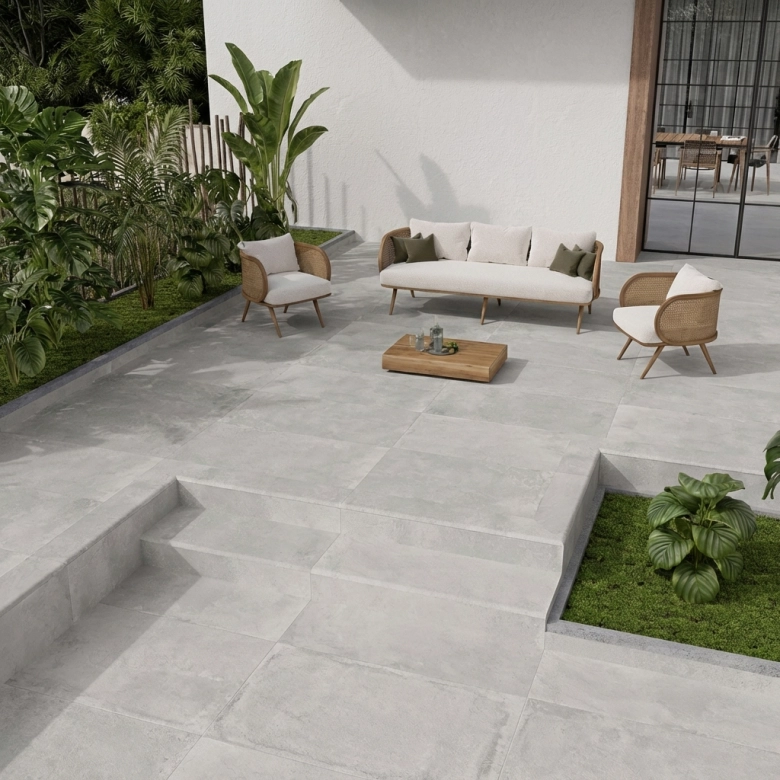 Dalle extérieur Séoul 2.0 gris R11 60x120 cm