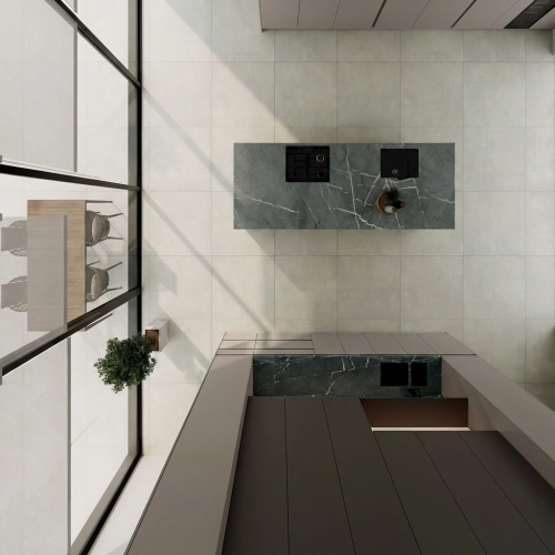 Dalle extérieur moderne...