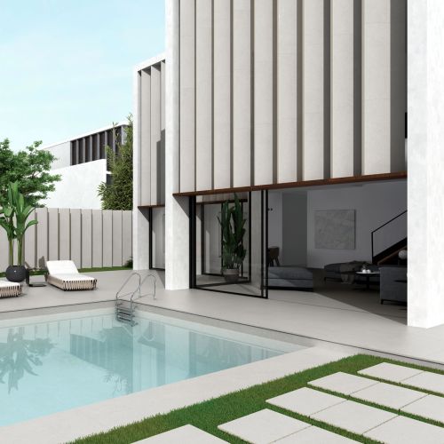 Dalle extérieur Dylan blanc...