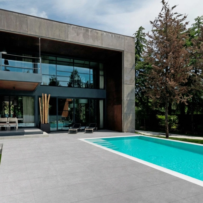 Dalle extérieur Dylan Gris R11 6060 cm