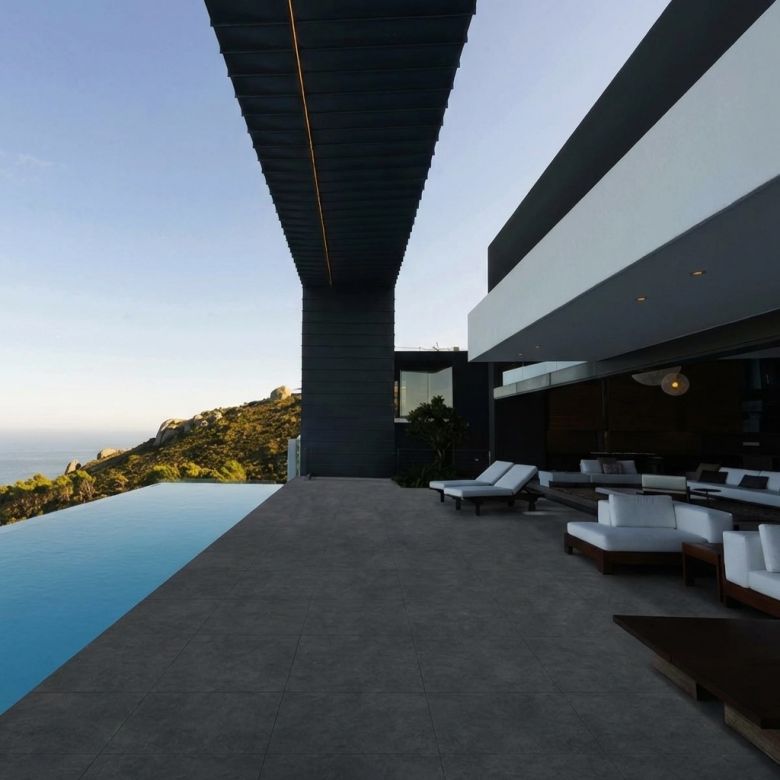 Dalle extérieur Dylan anthracite R11 60x90 cm