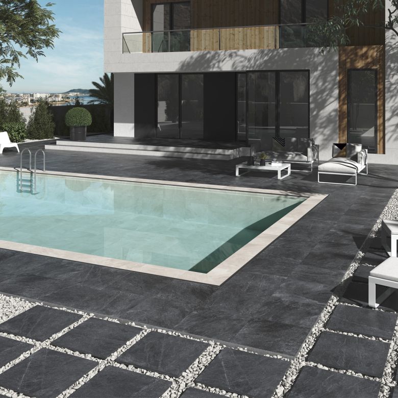 Dalle extérieur Prodige 2.0 noir R11 60x90 cm