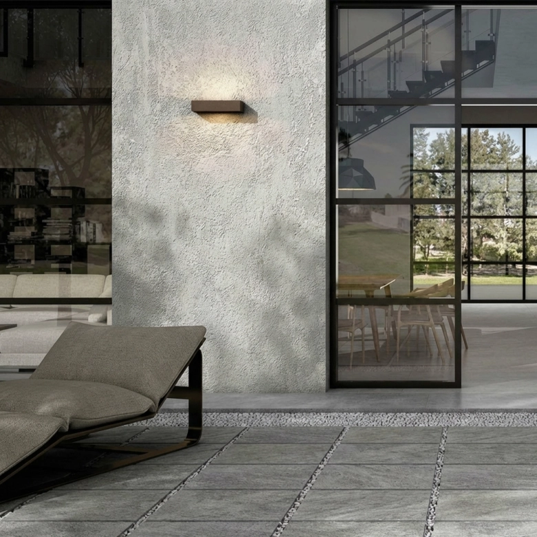 Dalle extérieur Nacre gris 2.0 R11 6060 cm