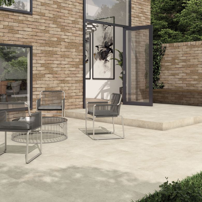 Dalle extérieur Natura 2.0 mink R11 60x60cm