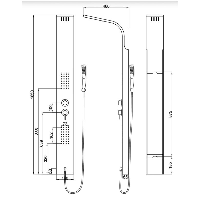 Colonne de Douche hydro Ilhéus