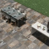 Carrelage sol extérieur effet pierre Pierre de Bali Oxyd R11 3060cm