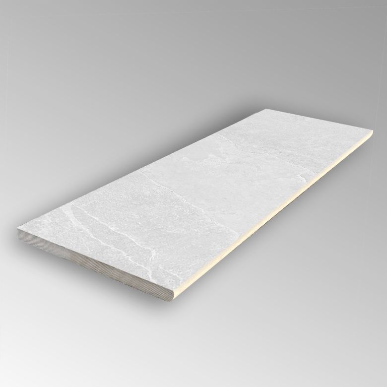  Margelles d'angle droit 90° piscine Lindos 30x120 cm (2 pièces)