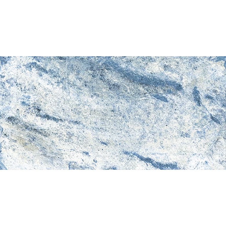 Carrelage sol extérieur Pierre de Bali Météor Mix bleu R11 30x60 cm