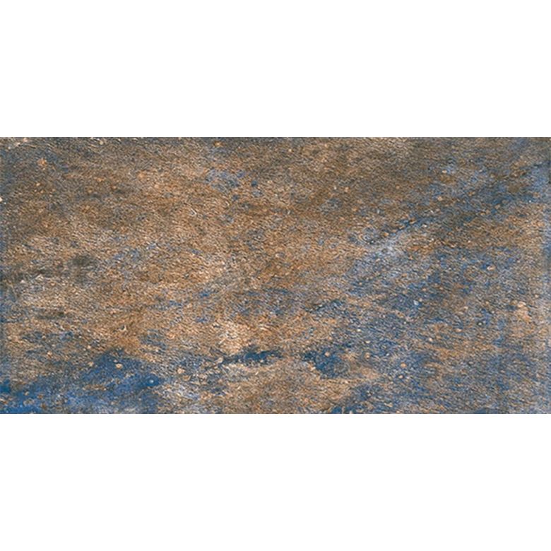 Carrelage sol extérieur Pierre de Bali Météor Mix bleu R11 30x60 cm