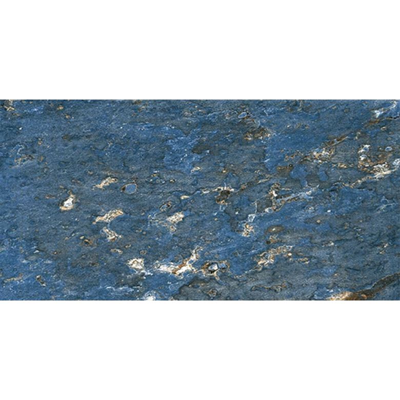 Carrelage sol extérieur Pierre de Bali Météor Mix bleu R11 30x60 cm