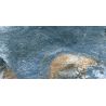 Margelle / plat de marche Pierre de Bali Météor bleu Mix R10 33x120cm