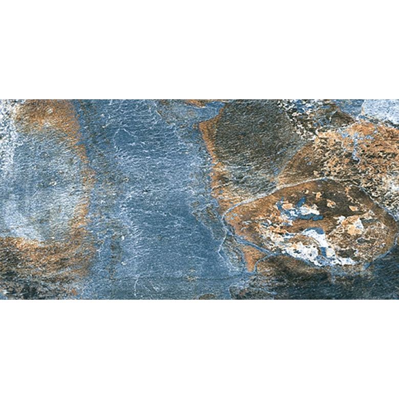 Carrelage sol extérieur Pierre de Bali Météor Mix bleu R11 60x120cm