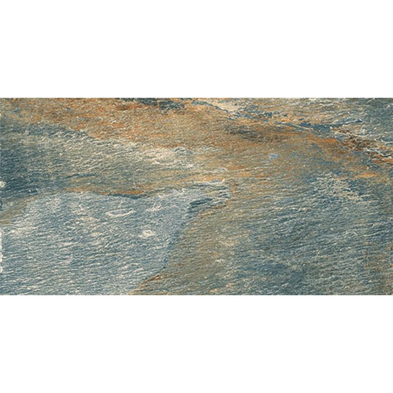 Carrelage sol extérieur Pierre de Bali Météor Mix vert R11 30x60 cm