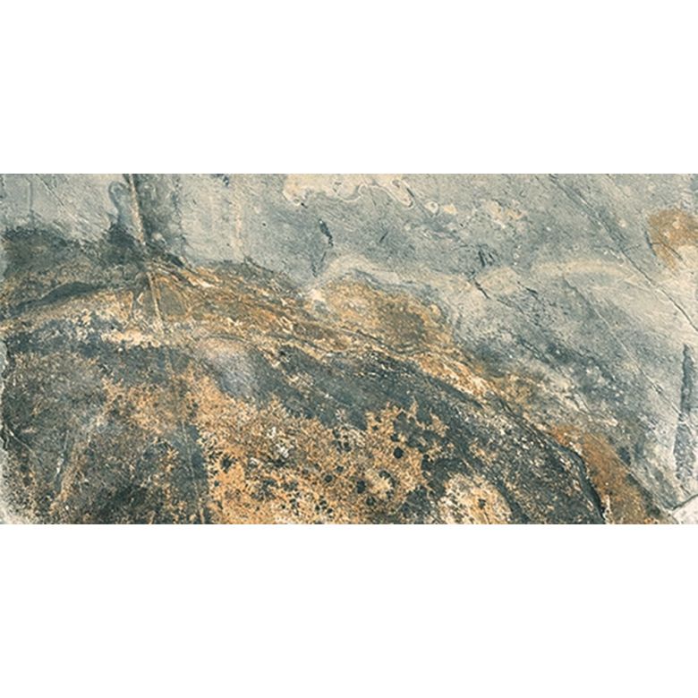 Carrelage sol extérieur Pierre de Bali Météor Mix vert R11 60x120 cm
