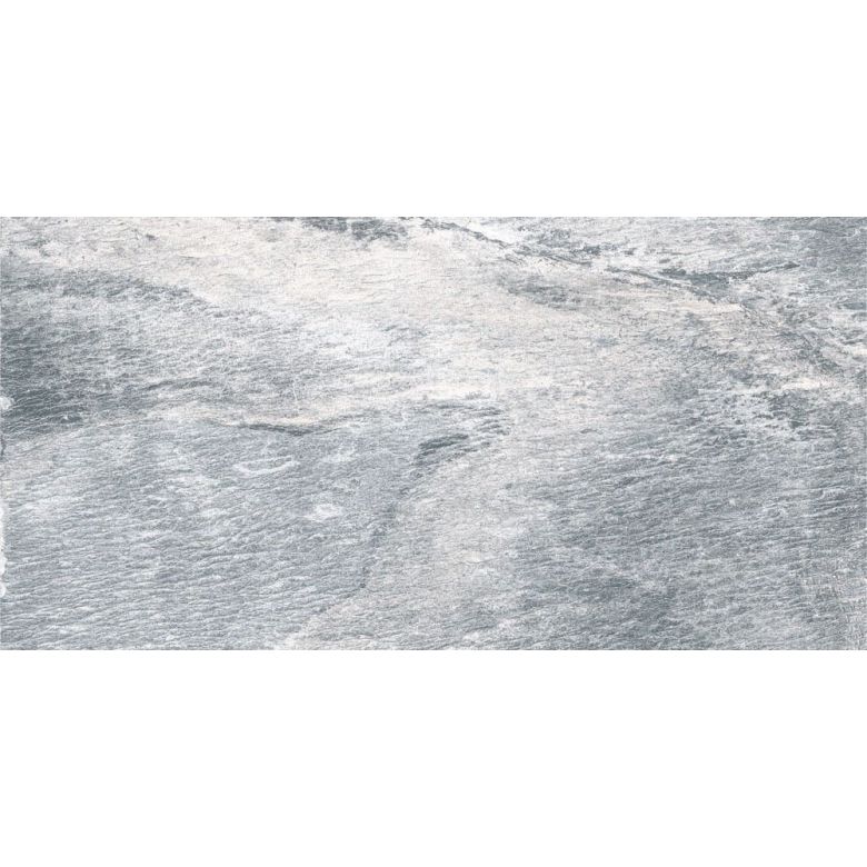 Carrelage sol extérieur Pierre de Bali Météor Mix gris cendré R11 30x60 cm
