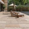 Carrelage sol extérieur Pierre de Bali Météor Mix terre R11 30x60 cm