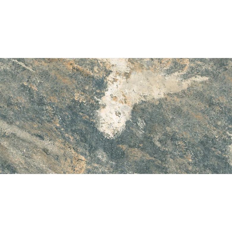 Carrelage sol extérieur Pierre de Bali Météor Mix vert R11 30x60 cm