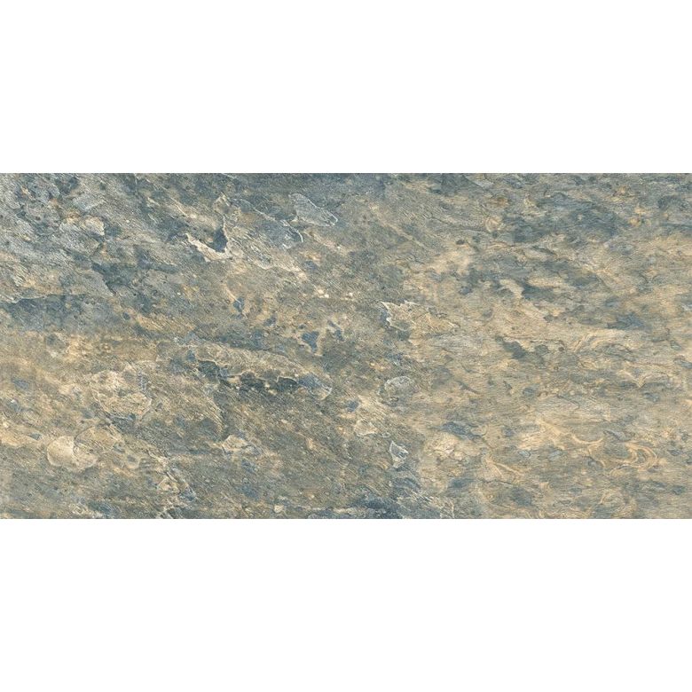 Carrelage sol extérieur Pierre de Bali Météor Mix vert R11 30x60 cm
