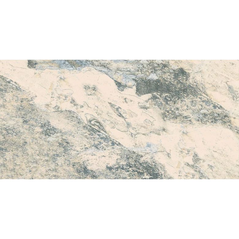 Carrelage sol extérieur Pierre de Bali Météor Mix vert R11 30x60 cm