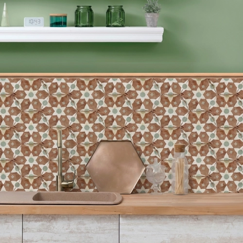 Carrelage sol hexagonal...