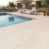 Carrelage sol extérieur effet pierretravertin Panarea sable R11 60x120 cm