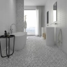 Carrelage sol hexagonal Terrazzo gris 2323 cm