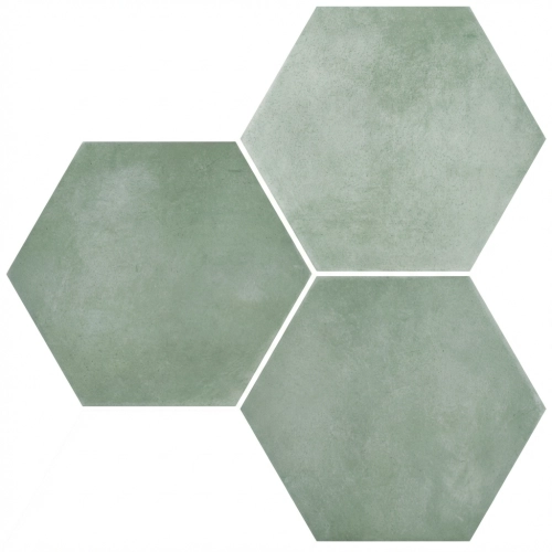 Carrelage sol hexagonal Arsenal aqua 2327 cm