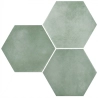 Carrelage sol hexagonal Arsenal aqua 2327 cm