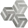 Carrelage sol hexagonal Arsenal Bari grey 2327 cm