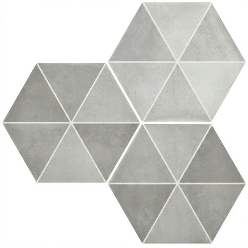 Carrelage sol hexagonal Arsenal Capri grey 2327 cm
