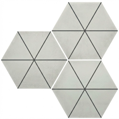 Carrelage sol hexagonal Arsenal Capri white 2327 cm