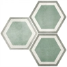 Carrelage sol hexagonal Arsenal Pisa aqua 2327 cm