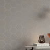 Carrelage sol hexagonal Bird taupe 1416 cm