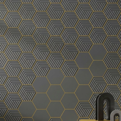 Carrelage sol hexagonal...