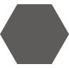 Carrelage sol hexagonal Bird dark 14x16 cm