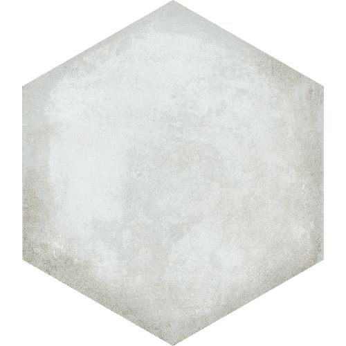 Carrelage sol hexagonal Habitat gris 21x25 cm