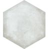 Carrelage sol hexagonal Habitat gris 21x25 cm