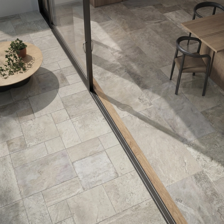 Carrelage sol extérieur effet pierre Abbaye torrechiara R11 5050