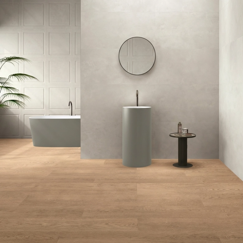 Carrelage sol imitation parquet Tijuca miel 20x120 cm