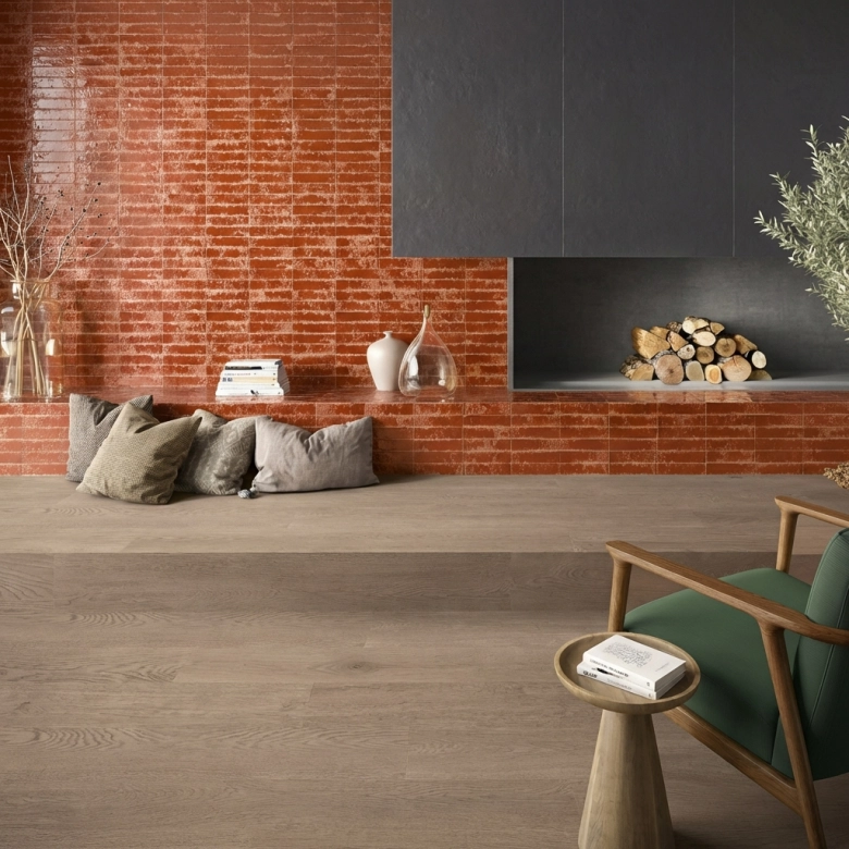 Carrelage sol imitation parquet Tijuca érable 20x120 cm