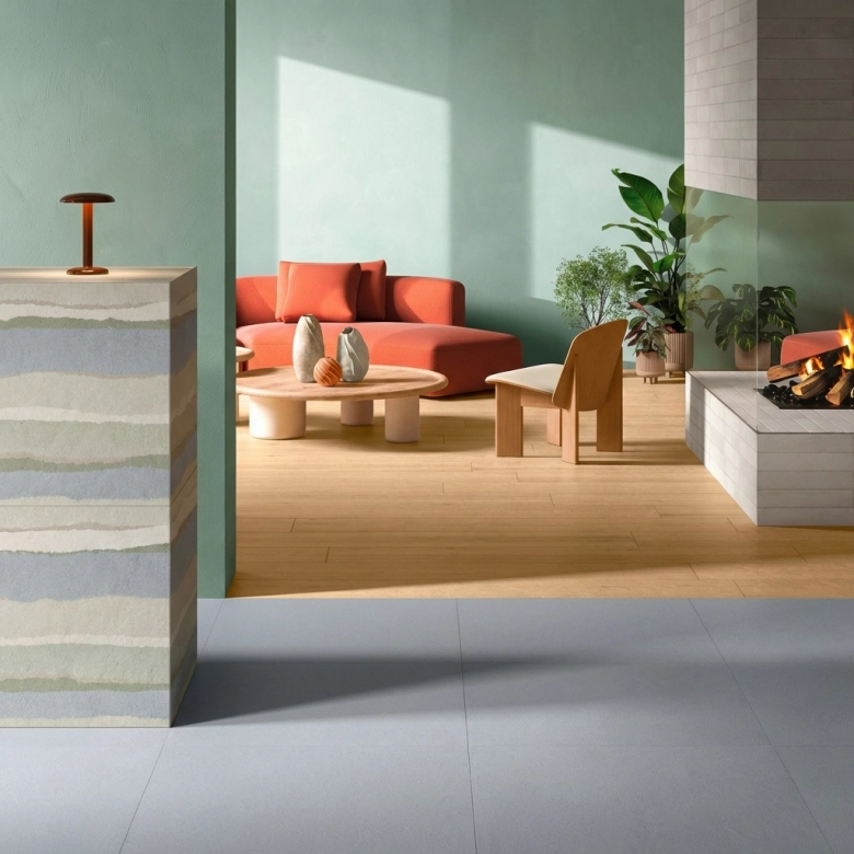 Carrelage sol imitation parquet Panggal beige 20x120 cm