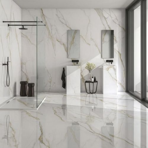 Carrelage sol et mur effet...